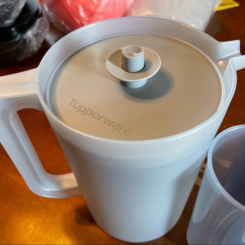 Tupperware Pitcher and Tumblers Set - Picture 2 of 5